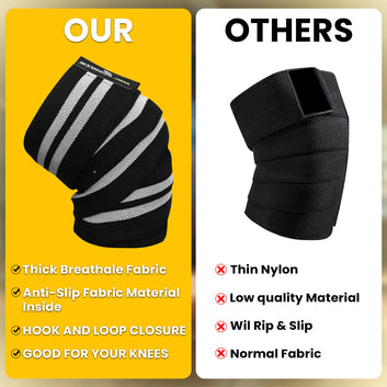 MGL Sports Knee Wraps – Support & Stability for Every Squat